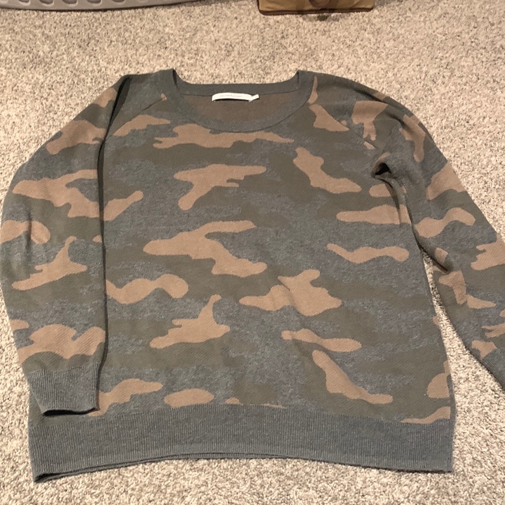 Stitches & Stripes Camo Sweater
